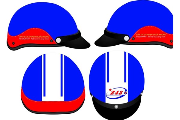Mũ bảo hiểm logo Z43 - Mũ Bảo Hiểm Đặng Hoàng Phát - Công Ty TNHH Sản Xuất Thương Mại Đặng Hoàng Phát